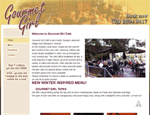 Tablet Screenshot of gourmetgirl.com.au